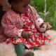 Little Green Radicals - Little Rabbits Ruffle Romper