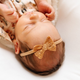Lou Lou and Company - Lace Bow - Mini Cinnamon Lace Headband