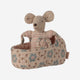 Maileg - Baby Mouse In Carry Cot