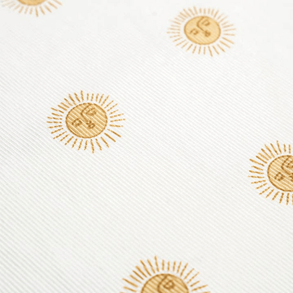 Makemake Organics - Organic Swaddle Blanket & Hat Set - Summer Sun
