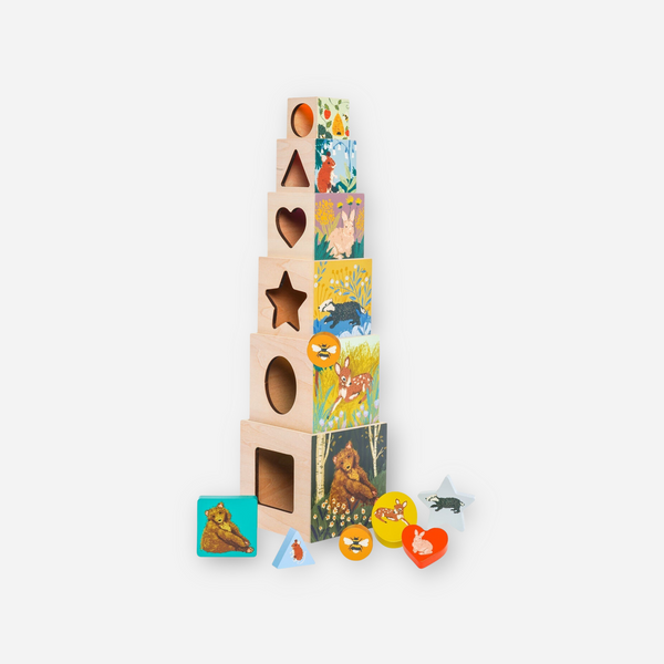 Manhattan Toy - Enchanted Forest Stacking Blocks