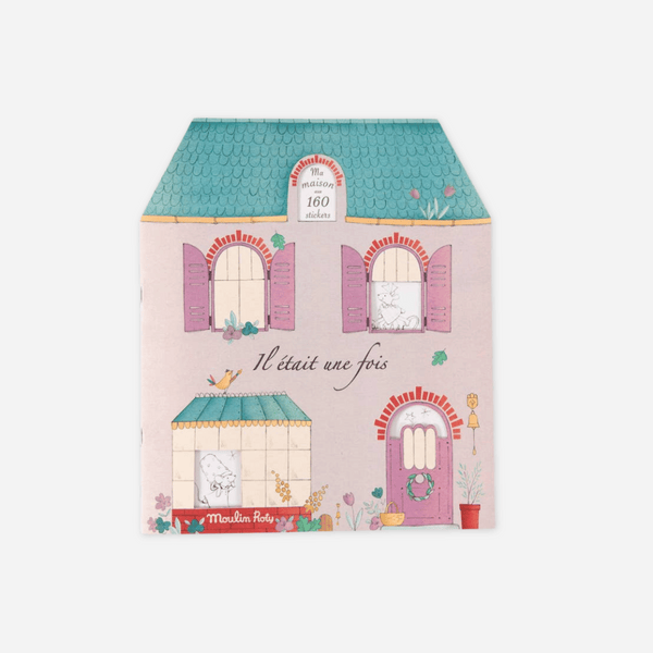 Moulin Roty - Coloring Book & Assorted Stickers - Once Upon a Time