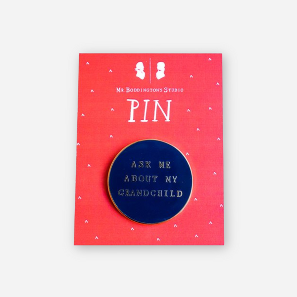Mr. Boddington - Ask Me About My Grandchild Pin