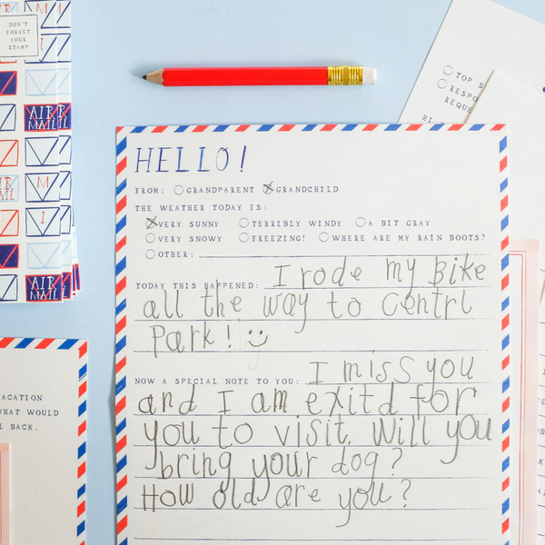 Mr. Boddington - Grandparent + Grandchild Pen Pal Kit