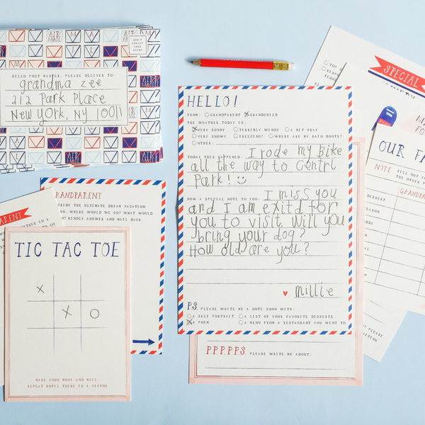 Mr. Boddington - Grandparent + Grandchild Pen Pal Kit