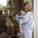 Mushie - Cozy Baby Booties - Oatmeal