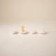 Mushie - FRIGG Baby's First Pacifier 4 Pack- Floral Heart (Cream)