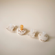 Mushie - FRIGG Baby's First Pacifier 4 Pack- Floral Heart (Cream)