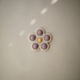 Mushie - Flower Press Toy - Soft Lilac / Daffodil / Ivory