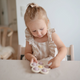 Mushie - Flower Press Toy - Soft Lilac / Daffodil / Ivory