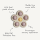 Mushie - Flower Press Toy - Soft Lilac / Daffodil / Ivory