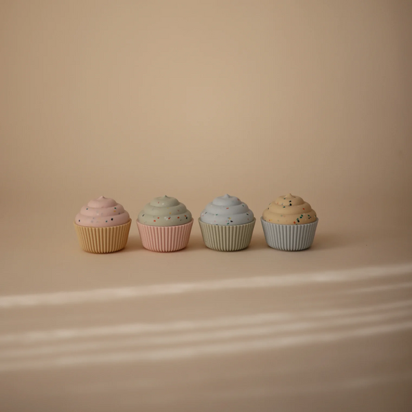 Mushie - Mix and Match Cupcake Toy - Multi