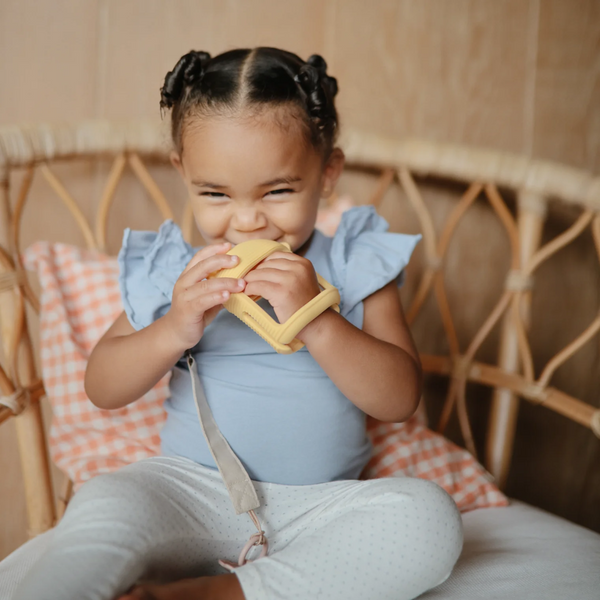 Mushie - No Drop Teether - 3 Styles