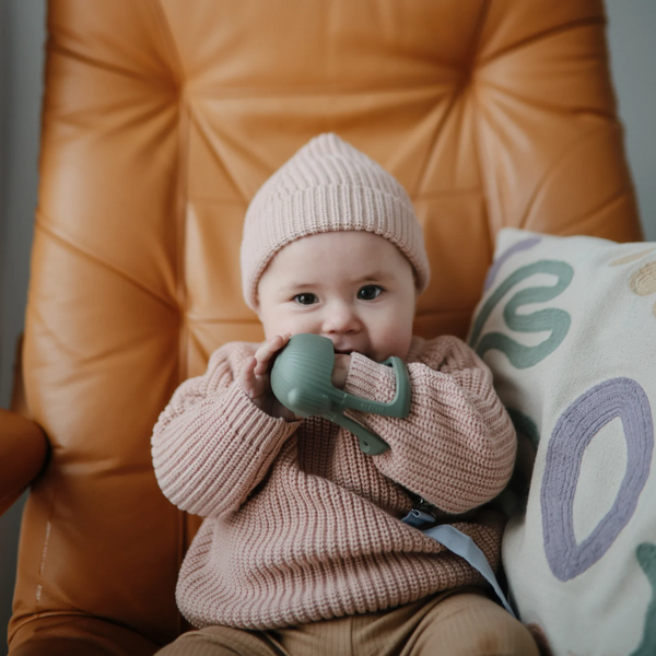 Mushie - No Drop Teether - 3 Styles