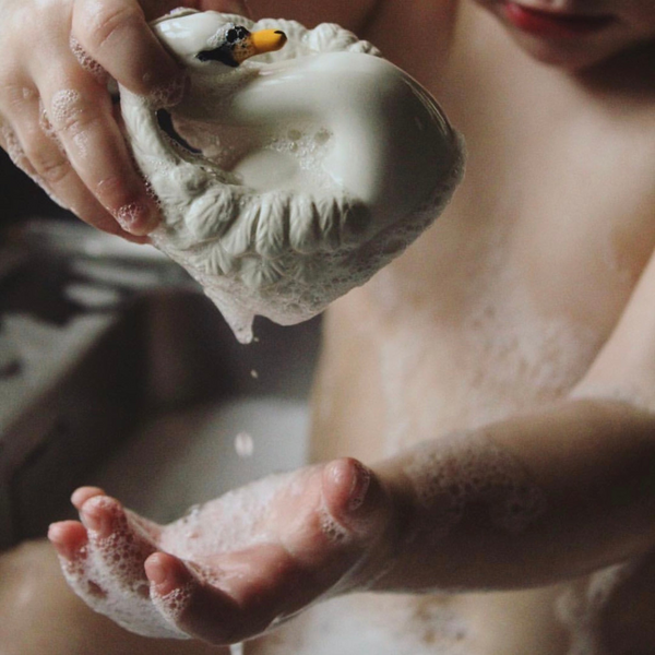 Natruba - Natural Rubber Bath Toy Swan