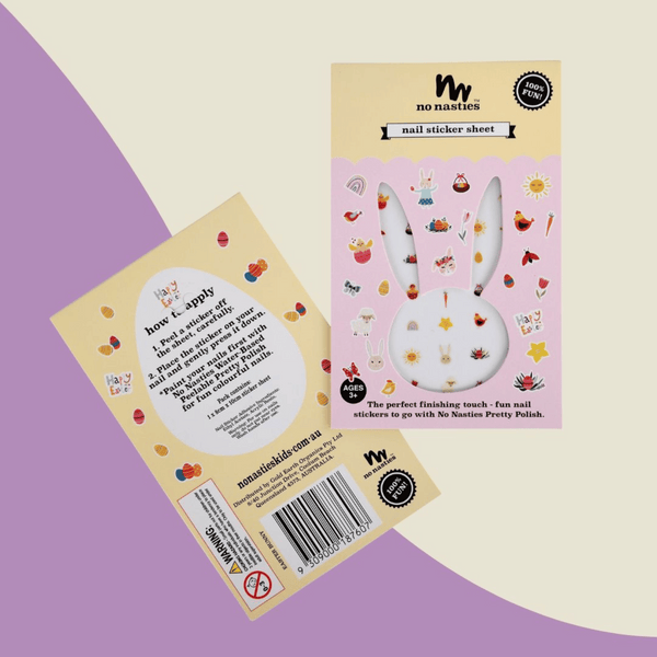 No Nasties - Easter Bunny Nail Stickers