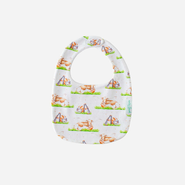 Nola Tawk - Organic Cotton Baby Bib - Mascot Mania / Texas