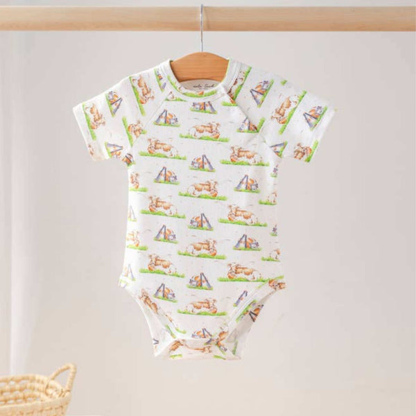 Nola Tawk - Organic Cotton Onesie - Mascot Mania / Texas