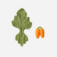 Oli & Carol US - Cathy the Carrot Mini Doudou Teether