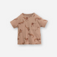 PLAY UP - Gecko Print Jersey T-Shirt - Sandalwood
