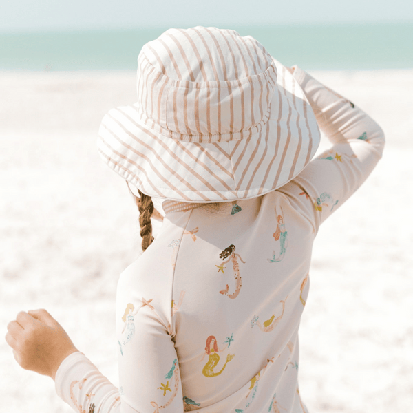 Pehr - Bucket Hat - Stripes Away Peony
