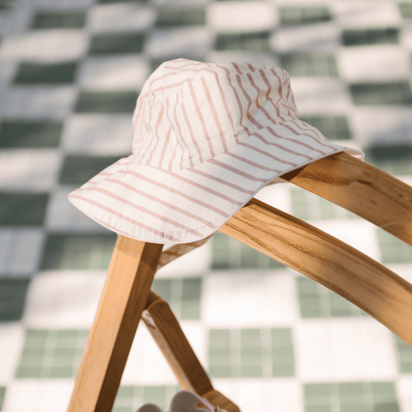 Pehr - Bucket Hat - Stripes Away Peony