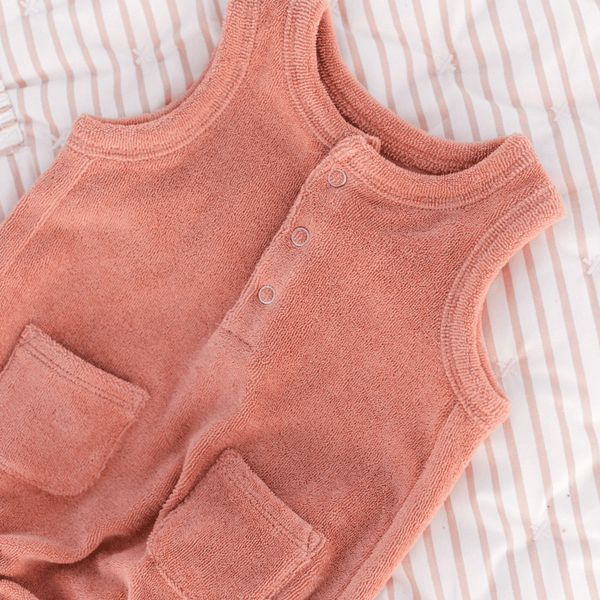 Pehr - Classic Terry Pocket One-Piece - Shell
