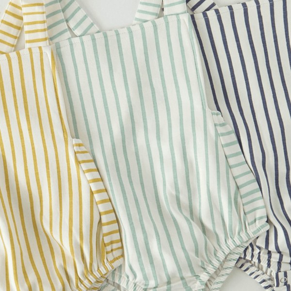 Pehr - Criss-Cross One-Piece - Stripes Away Sea