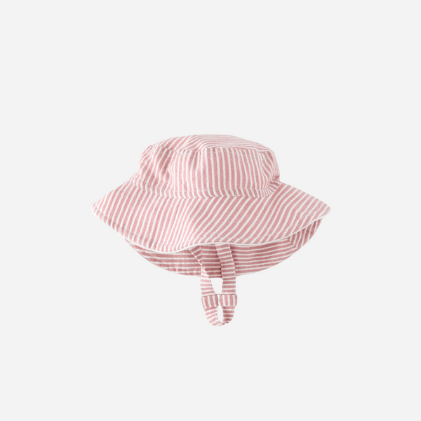 Pehr - Seersucker Bucket Hat - Anchor Red