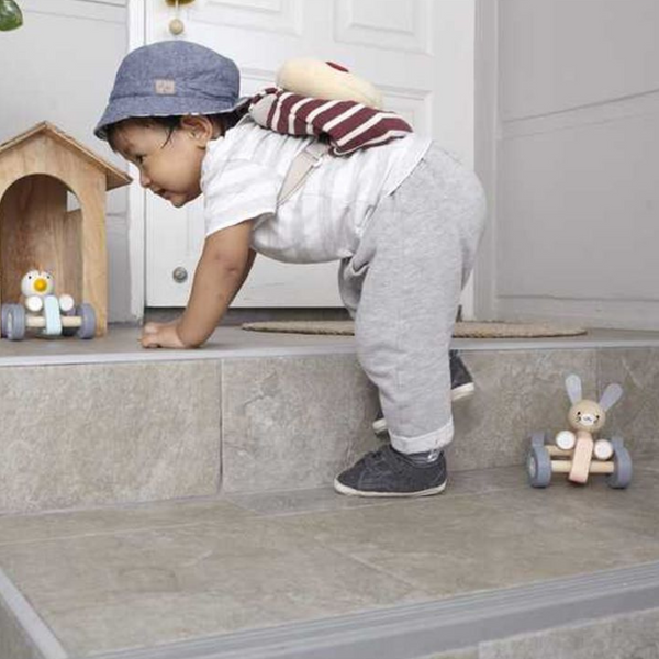 Plan Toys - Bunny Racing Car - Pink
