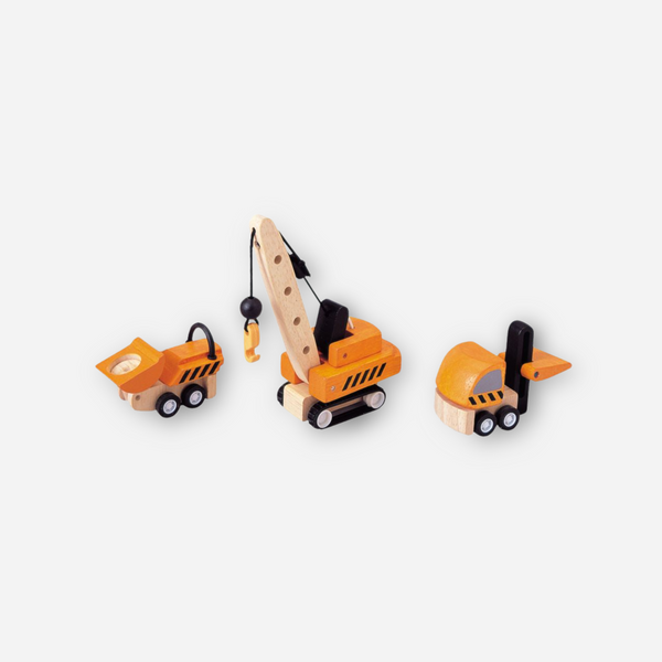 Plan Toys - Construction Vehicles Set