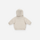 Quincy Mae - Hooded Woven Jacket - Basil Stripe