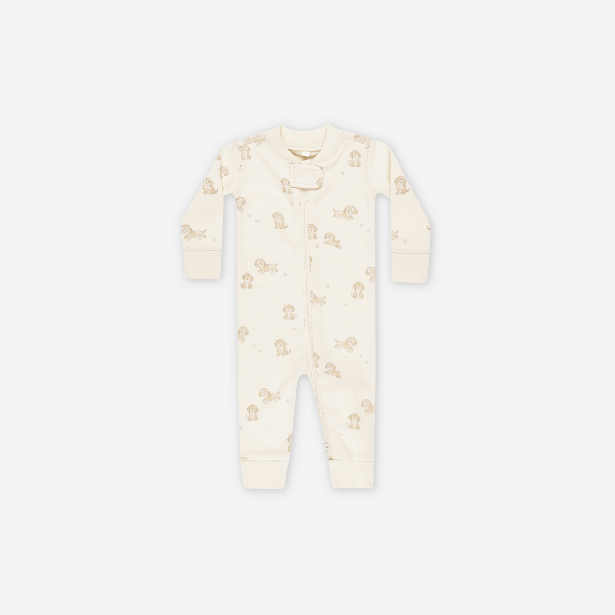 Quincy Mae Bamboo Zip Footie - Trees