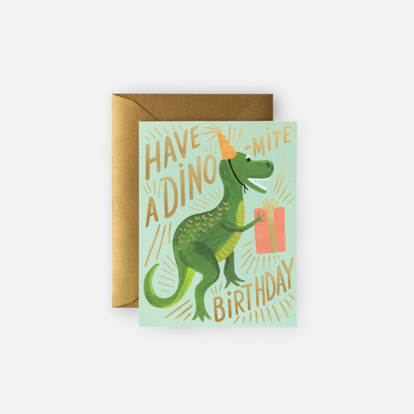 Rifle Paper Co. - Dino-mite Birthday Card