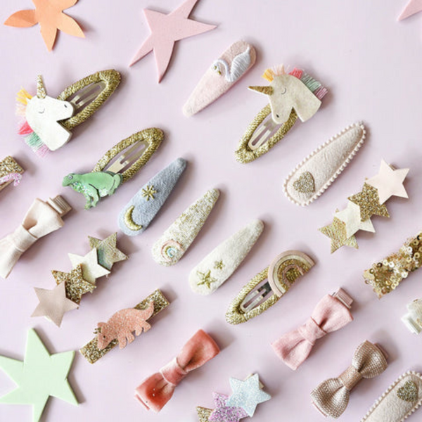 Rockahula Kids - Enchanted Embroidered Clip Set
