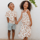 Rylee + Cru - Collared Short Sleeve Shirt - Tomatoes