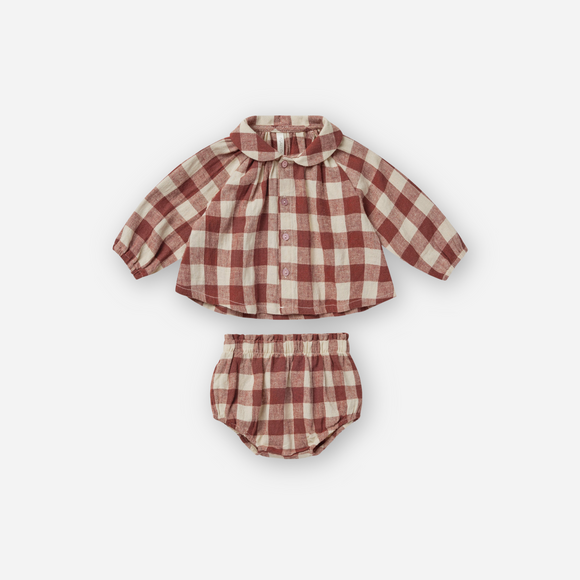 Rylee + Cru - Nellie Set - Ruby Plaid
