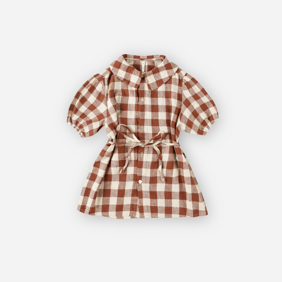 Rylee + Cru - Olive Dress - Ruby Plaid