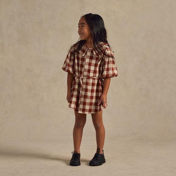 Rylee + Cru - Olive Dress - Ruby Plaid
