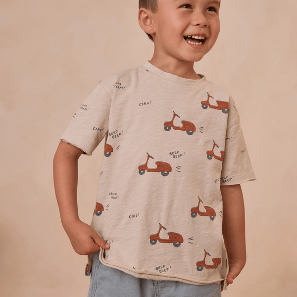 Rylee + Cru - Raw Edge Tee - Moped