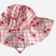 SIIX - Gingham Cherries Muslin Wide Brim Hat