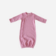 SIIX - Organic Pointelle Gown - Pink Flower