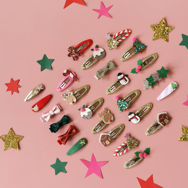 Rockahula Kids - Christmas Tree Glitter Clips