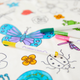 Sarah’s Silks - Mini Coloring Playsilk: Valentine's Day Illustration