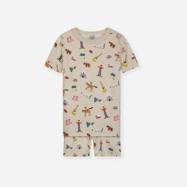 Smaller Things - Goodnight, Texas Short Pajamas Set