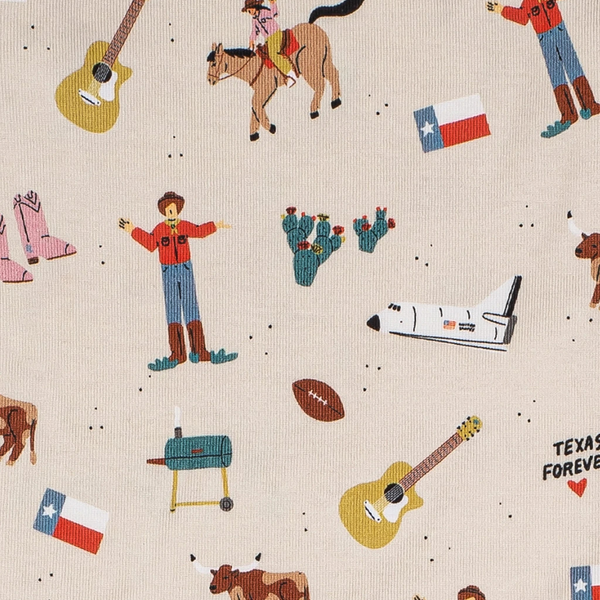 Smaller Things - Goodnight, Texas Short Pajamas Set