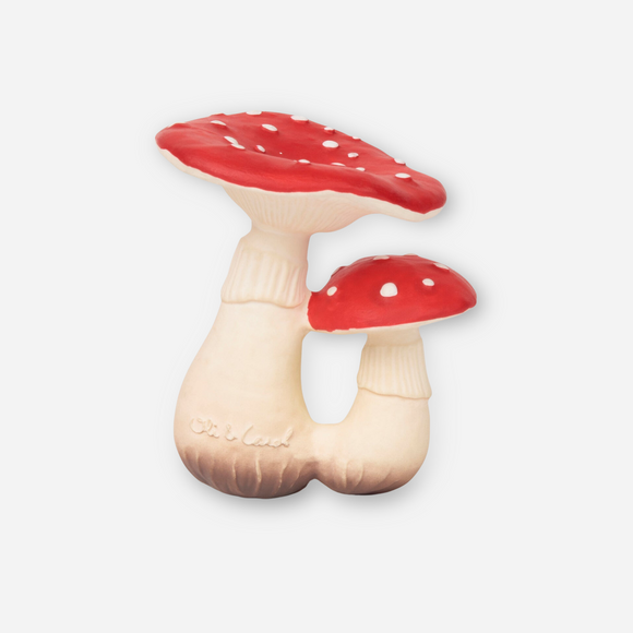 Oli & Carol - Spot the Mushroom Natural Teether