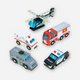 Tender Leaf Toys - Emergency Vehicles Wooden Set