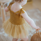 Wild Wawa - Boho Daisies Tutu - Mustard