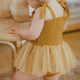 Wild Wawa - Boho Daisies Tutu - Mustard